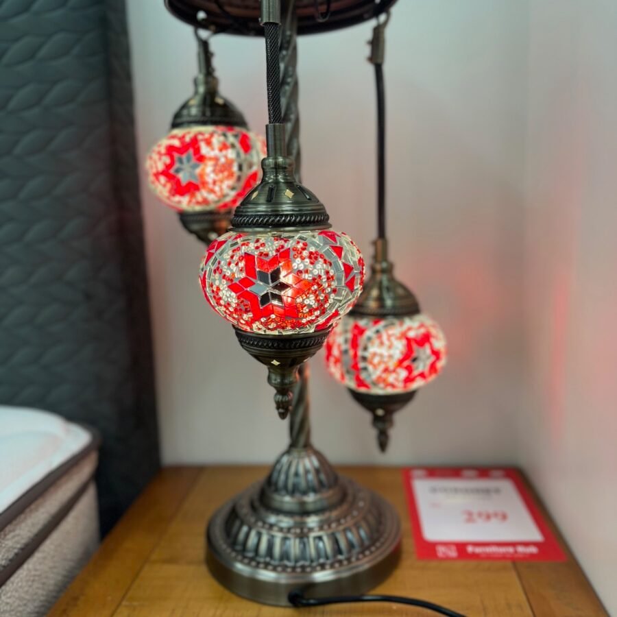 Turkish Mosaic Lamp 3 Globe