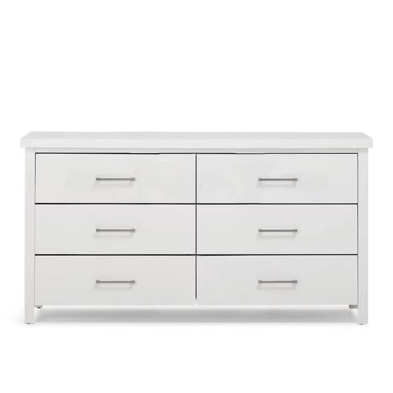 Master 6 Drw Dresser white