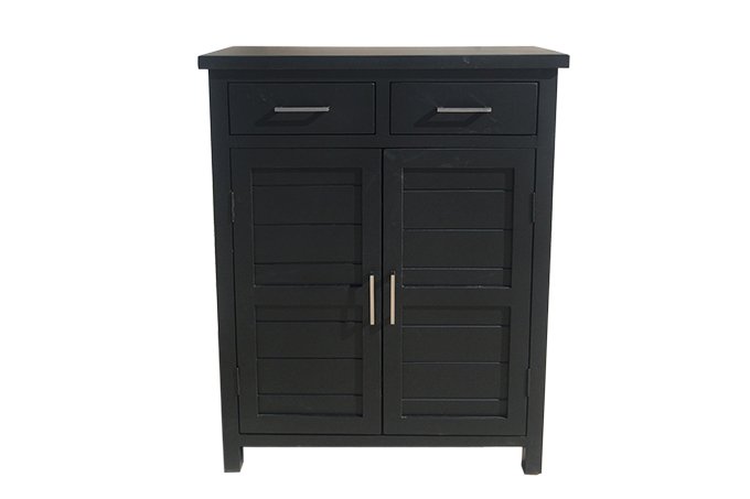 Black Tina shoe Cabinet