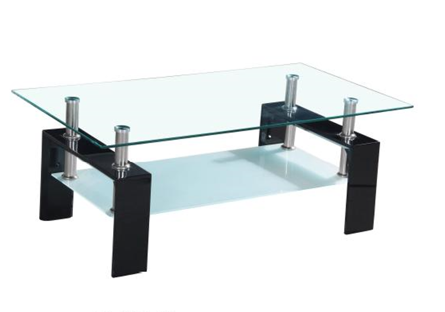 Glass Coffee Table (Black)