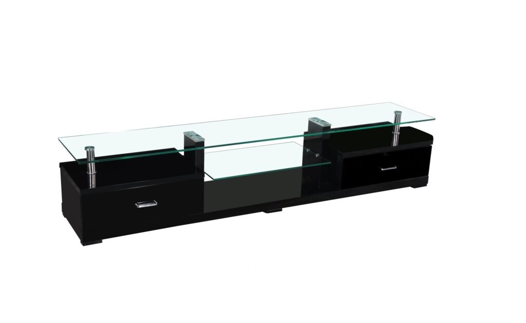 Glass TV Unit (Black)
