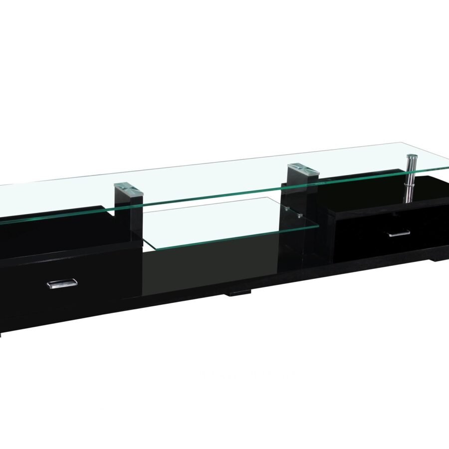 Glass TV Unit (Black)