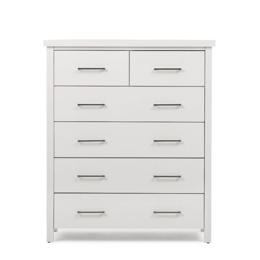 Master 6 Drw Tallboy white
