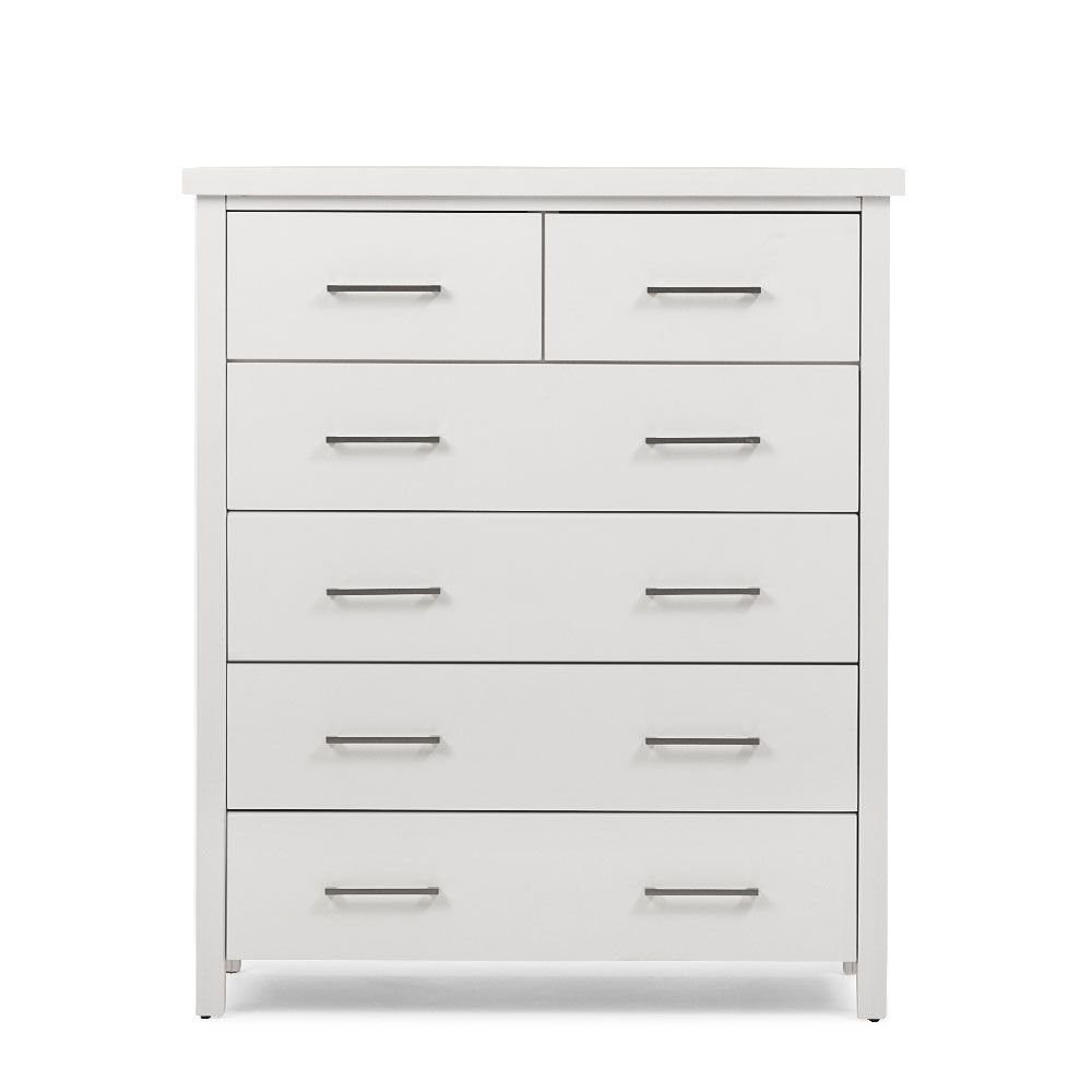 Master 6 Drw Tallboy white