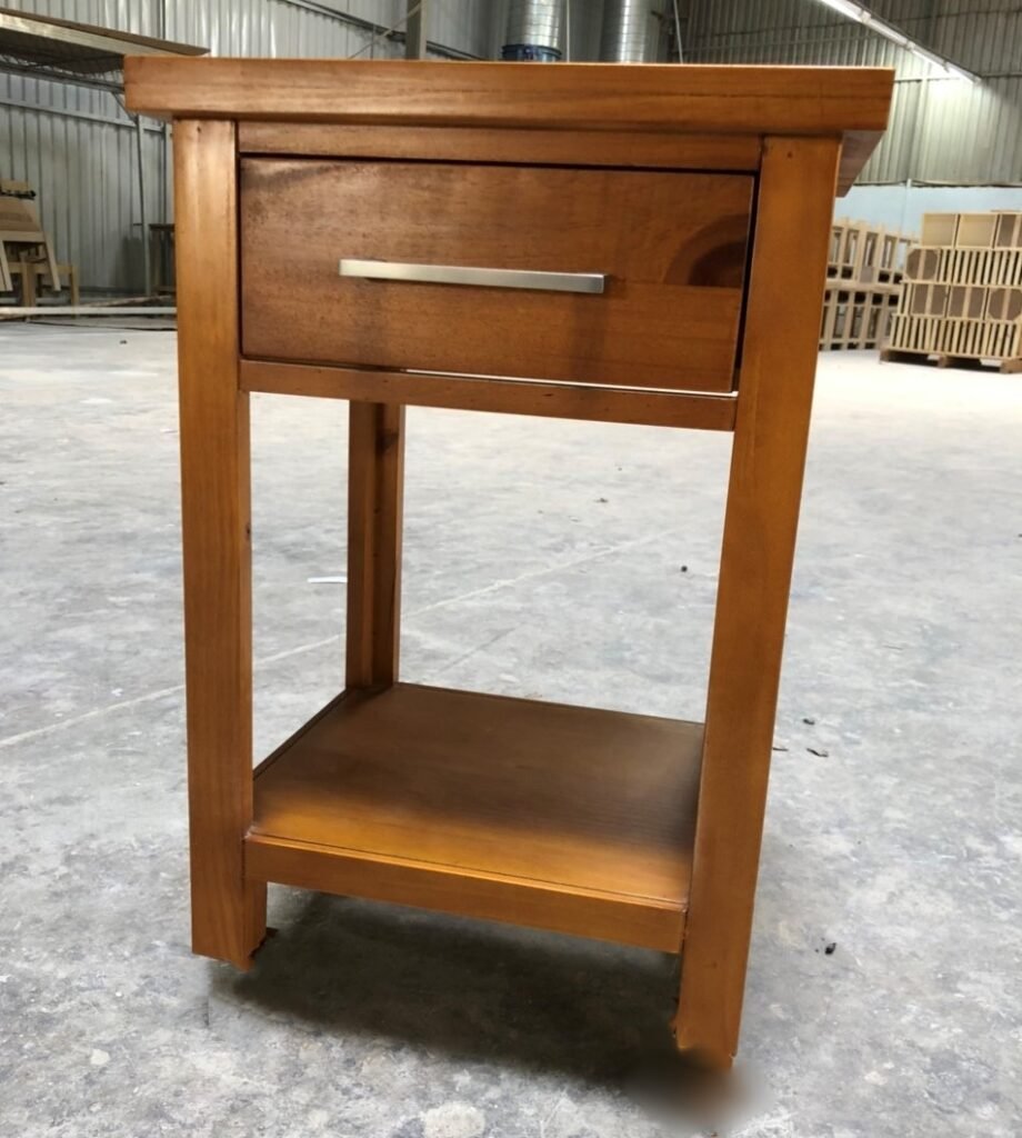 Master 1 Drw Bedside Warm Honey