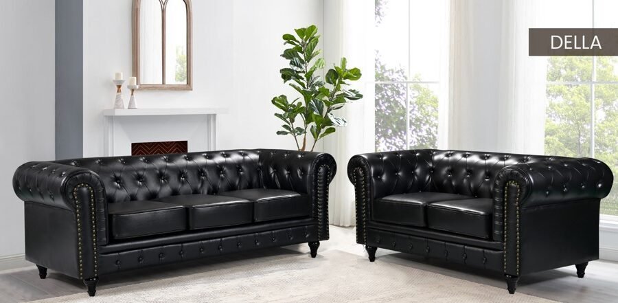 Della 3+2 Black