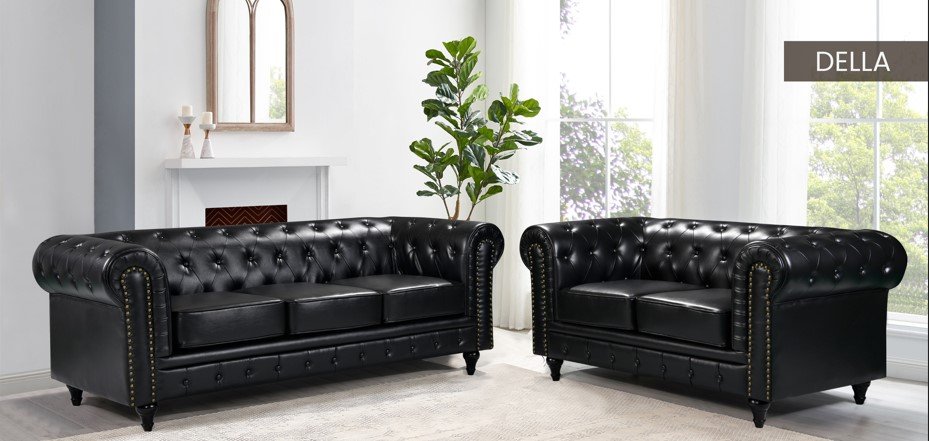Della 3+2 Black