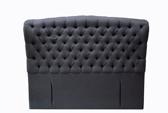 London Headboard Charcoal Fabric