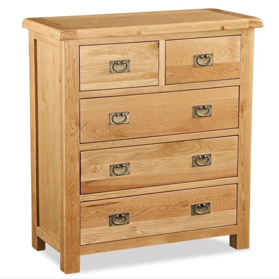Bright 5 Drawer Tallboy