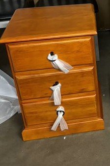 Troy 3Drw Bedside Pine