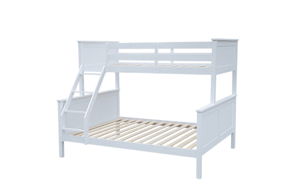 Lily Wooden Bunk (S+D) White